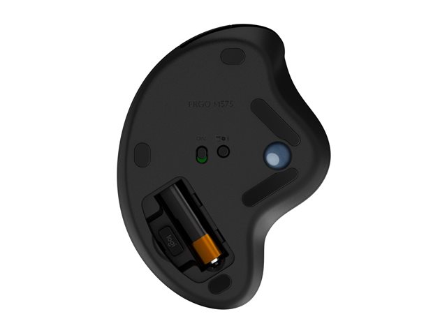 Logitech Ergo Series ERGO M575 - Trackball - optical - 5 buttons - wireless - Bluetooth 5.0 LE, 2.4 GHz - USB wireless receiver - graphite