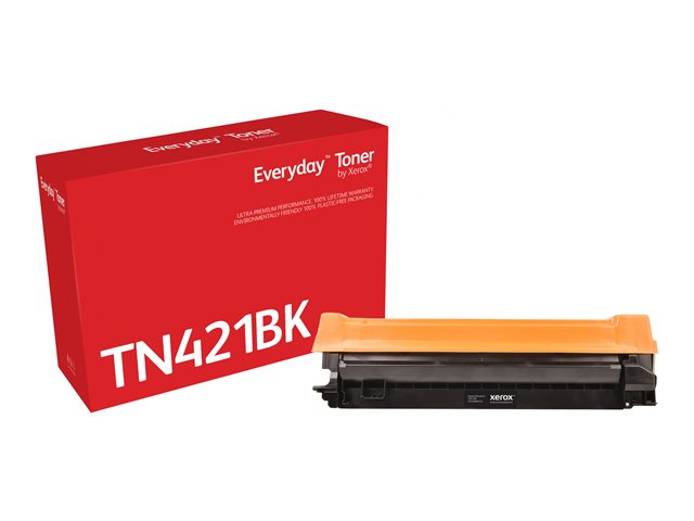 Everyday - Black - compatible - box - toner cartridge (alternative for: Brother TN421BK) - Green World Alliance return programme