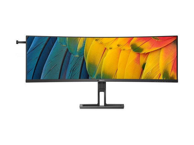 Philips 45B1U6900C - LED monitor - curved - 45\" (44.5\" viewable) - 5120 x 1440 Dual Quad HD @ 75 Hz - VA - 450 cd/m² - 3000:1 - DisplayHDR 400 - 4 ms - 2xHDMI, DisplayPort, USB-C - speakers - black