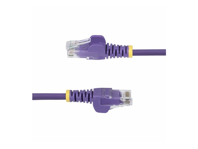 15m Purple Slim CAT6 Ethernet Cable