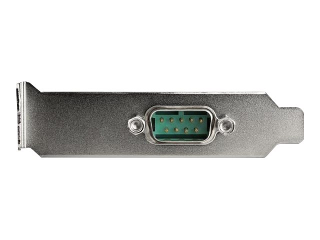 StarTech.com 1-port PCI Express RS232 Serial Adapter Card, PCIe RS232 Serial Host Controller Card, PCIe to Serial DB9 COM Port, 16950 UART, Low Profile Expansion Card, Windows/macOS/Linux - Full/Low-Profile (PEX1S953LP) - Serial adapter - PCIe low profile - RS-232 x 1