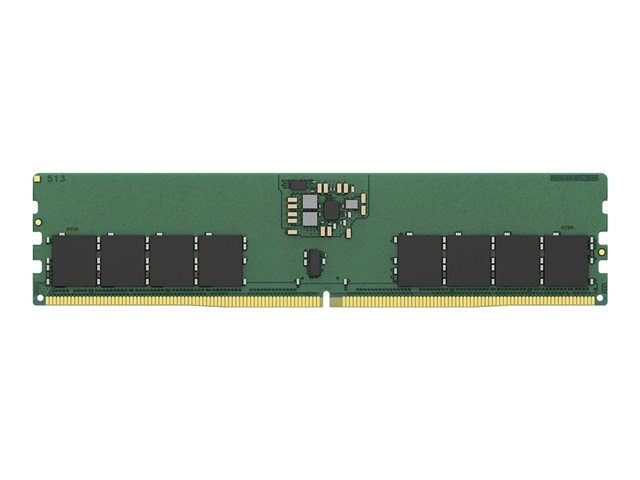 Kingston ValueRAM - DDR5 - module - 16 GB - DIMM 288-pin - 3200 MHz - CL52 - 1.1 V - clocked unbuffered - on-die ECC
