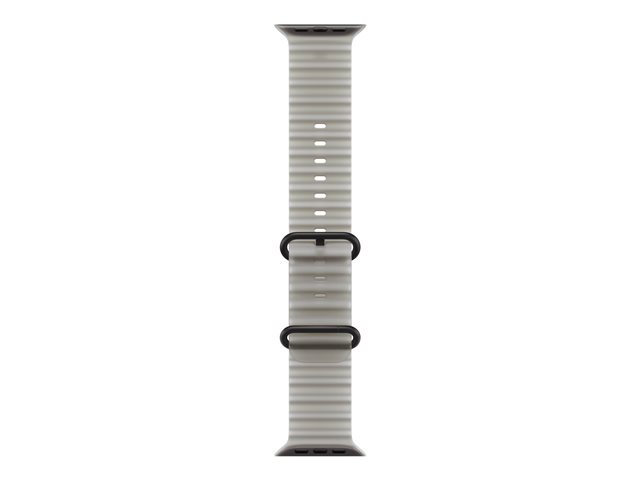 49mm Translucent Grey Ocean Band - Black Titanium Finish