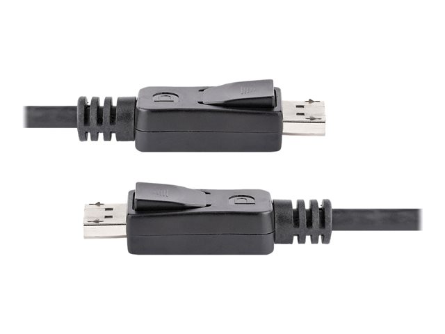 StarTech.com 1m DisplayPort 1.2 Cable with Latches M/M DisplayPort 4k - DisplayPort cable - DisplayPort (M) to DisplayPort (M) - 1 m - latched - black
