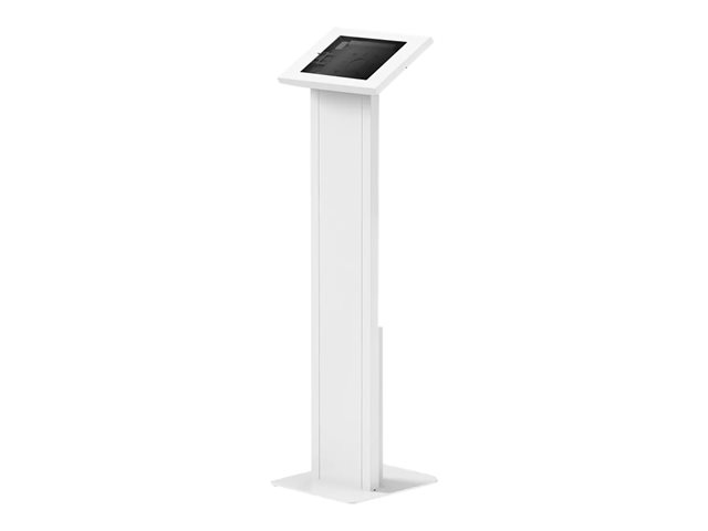 Neomounts FL15-750WH1 - Stand - for tablet - lockable - white - screen size: 9.7\", 10.1\", 10.2\", 10.4\", 10.5\", 10.9\", 11\" - floor mountable - for Apple 10.2-inch iPad, 10.5-inch iPad Air (3rd generation), 10.5-inch iPad Pro, 10.9-inch iPad Air (4th generation), 11-inch iPad Pro (3rd generation), 9.7-inch iPad (5th generation, 6th generation), 9.7-inch iPad Pro, iPad Air, iPad Air 2, Samsung Galaxy Tab A (10.1 in), Tab A7, Tab S6