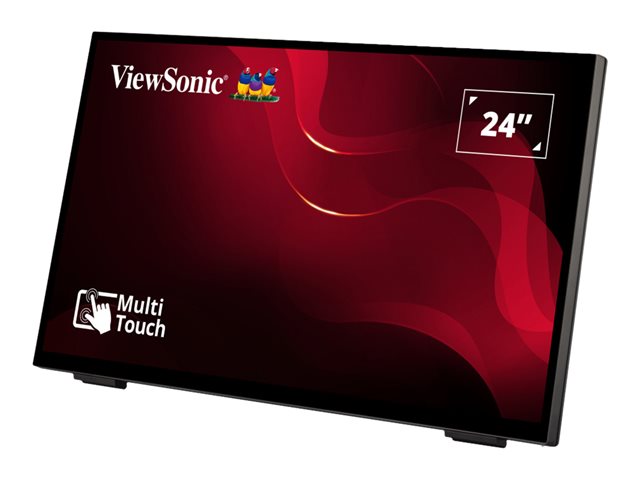 ViewSonic LED touch monitor TD2456 24IN Full HD 250 nits resp 7ms incl 2x2W speakers capacitive touch