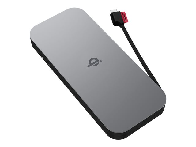 Lenovo Go - Power bank - 10000 mAh - 30 Watt - 3 A - 2 output connectors (24 pin USB-C) - thunder black - Worldwide - for 100e Chromebook Gen 3 82UY, ThinkBook 14 G2 ITL 20VD, ThinkCentre M75t Gen 2 11W5