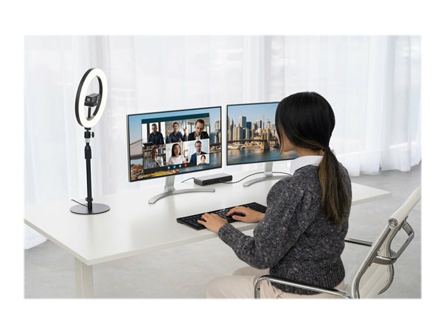 Kensington A1010 - Stand - telescopic - for microphone / webcam / light - 3/8\" screw mount - desktop - for Kensington ProVC Bundle