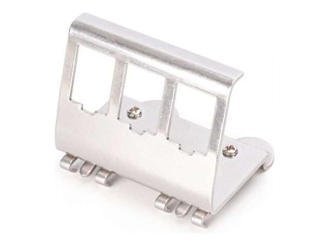 DIN-Rail adapter for 3x Keystone Modules