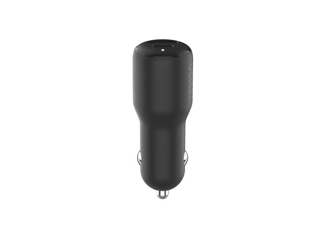 Belkin BoostCharge - Car power adapter - 42 Watt - PD 3.0, Fast Charge - 2 output connectors (USB, 24 pin USB-C)