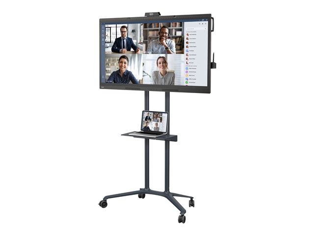 NEC PD04 - Cart - for interactive flat panel - tipster - dark grey, RAL 7016 - screen size: 32\"-75\" - mounting interface: 100 - 200 mm - 400 - 400 mm