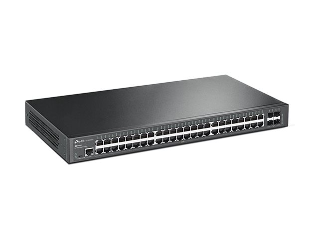 TP-Link JetStream TL-SG3452X V1 - Switch - Managed - 48 x 10/100/1000 + 4 x 10 Gigabit SFP+ - rack-mountable