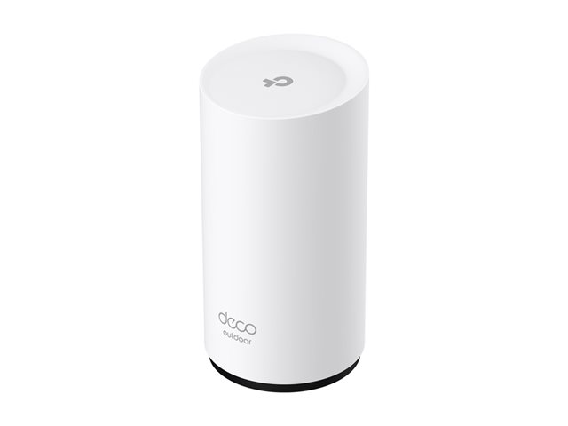 Deco BE25-Outdoor(1-pack)BE3600 Outdoor / Indoor Mesh WiFi 7 Router3.6 Gbps Dual-Band WiFi – 2882 Mbps (5 GHz) + 688 Mbps (2.4 GHz).†2.5 Gbps Wired Connections – 2× 2.5 Gbps ports ensure max flexibility and boosted throughput.§Multiple mount options