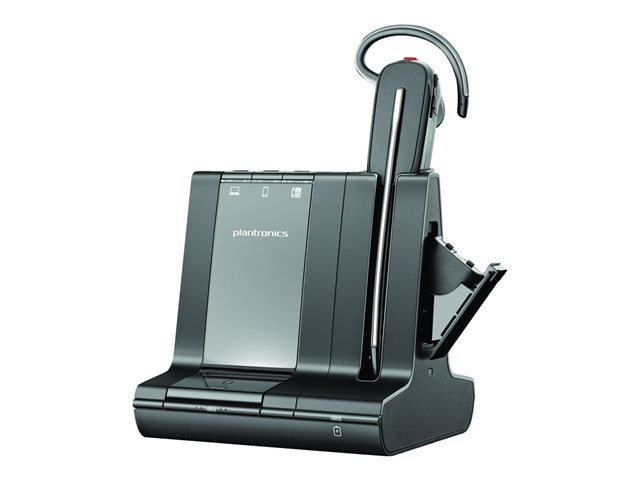 Poly Savi 8245-M Microsoft Teams Certified DECT 1880-1900 MHz USB-A Headset +D200 EMEA - INTL English - Euro plug - Replaces Poly SKU 211204-02