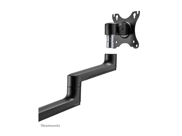 Neomounts DS20-425BL2 - Mounting kit (desk clamp mount, desk grommet, notebook tray, monitor arm, VESA adapter, notebook tray arm) - full-motion adjustable arm - for LCD display / notebook - steel - black - screen size: 17\"-27\" (LCD display) / 11.6\"-17.3\" (notebook)
