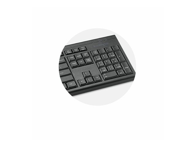 Kensington KB150 EQ - Keyboard - full size - wireless - 2.4 GHz - QWERTY - retail - FSC cardboard