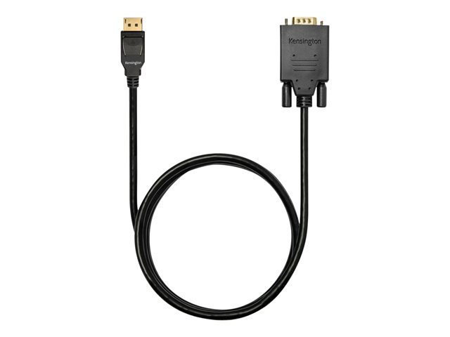 Kensington - Adapter cable - DisplayPort (M) to HD-15 (VGA) (M) - DisplayPort 1.2 - 1.83 m - passive, 1080p support - black