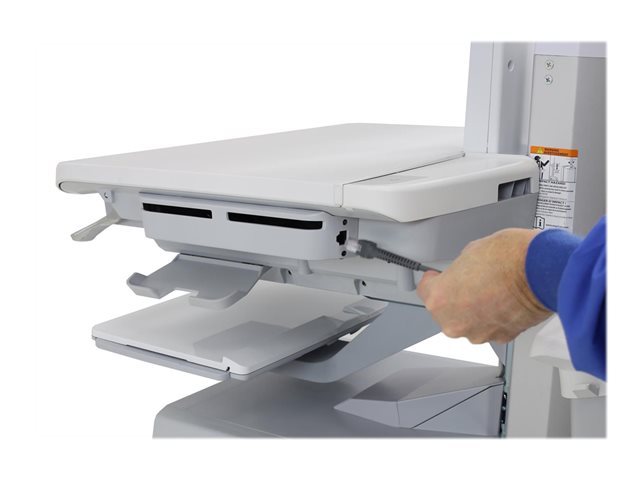 Ergotron StyleView Ethernet Side Cover - Mounting component (side panel) - light grey