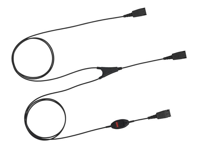 QD supervisor cord or /Y cord with Mute button included