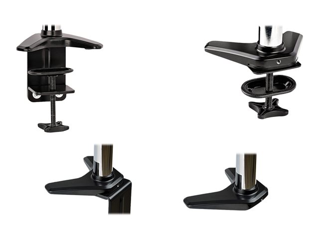 StarTech.com Desk Mount Monitor Arm for Single VESA Display up to 32\" or 49\" Ultrawide 8kg/17.6lb, Full Motion Articulating & Height Adjustable w/ Cable Management, C-Clamp, Grommet Mount - Single Monitor Arm - Mounting kit (arm assembly, VESA mount)