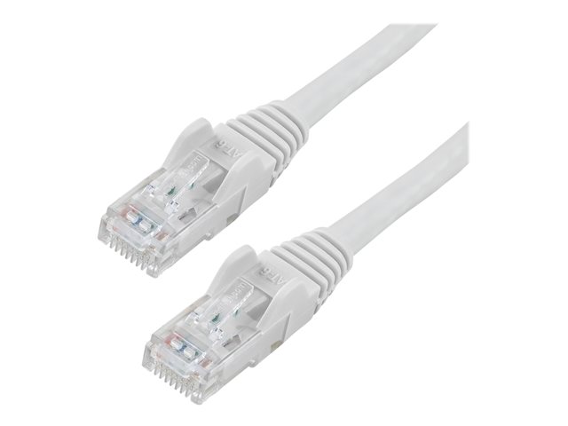 50 ft White Gigabit Snagless RJ45 UTP Cat6 Patch Cable - 50ft Patch Cord - 50ft Cat 6 Patch Cable