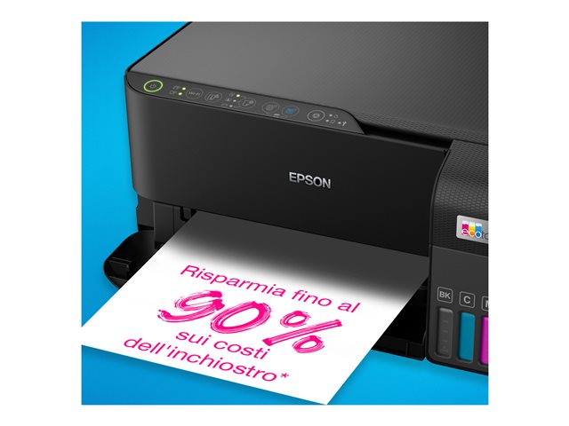 Epson EcoTank ET-2830 - Multifunction printer - colour - ink-jet - ITS - A4 (media) - up to 15 ppm (printing) - 100 sheets - USB, Wi-Fi - black