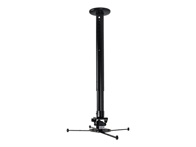 B-TECH PRO Install BT899XL-Ad - Mounting kit (ceiling mount) - adjustable drop - for projector - extra-large, micro-adjustment - black