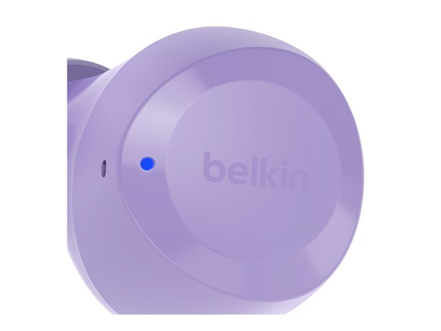 Belkin SoundForm Bolt - True wireless earphones with mic - in-ear - Bluetooth - lavender