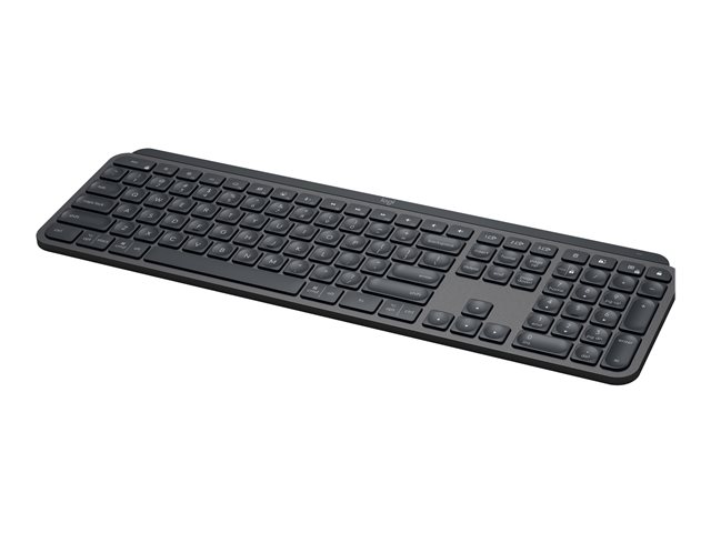 Logitech MX Keys - Keyboard - backlit - wireless - Bluetooth - AZERTY - French - graphite