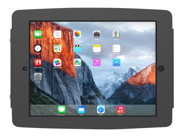 Compulocks iPad Pro 11\" (1-4th Gen) Space Enclosure Wall Mount - Enclosure - for tablet - lockable - aluminium - black - screen size: 11\" - mounting interface: 100 x 100 mm - wall-mountable - for Apple 11-inch iPad Pro (1st generation, 2nd generation, 3rd generation, 4th generation)