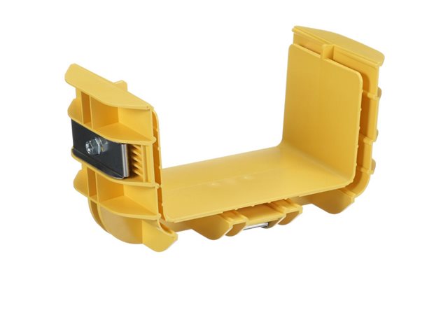 Panduit FiberRunner QuikLock - Cable raceway joint coupler - yellow