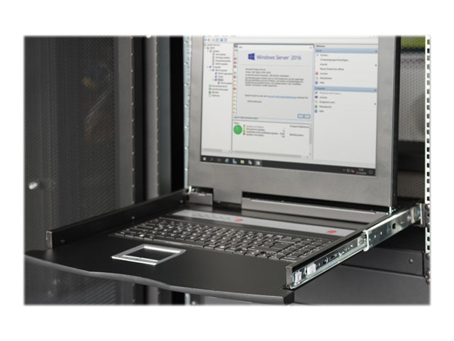 19IN VGA TFT CONSOLE. 1-PORT FRENCH KEY