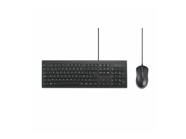 Kensington KM100 EQ - Keyboard and mouse set - USB - AZERTY - Belgium