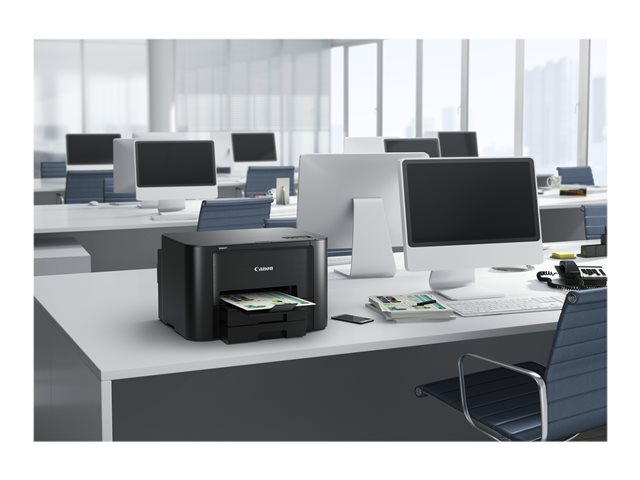 Canon MAXIFY iB4150 - Printer - colour - Duplex - ink-jet - A4/Legal - 600 x 1200 dpi - up to 24 ipm (mono) / up to 15.5 ipm (colour) - capacity: 500 sheets - USB 2.0, LAN, Wi-Fi(n)