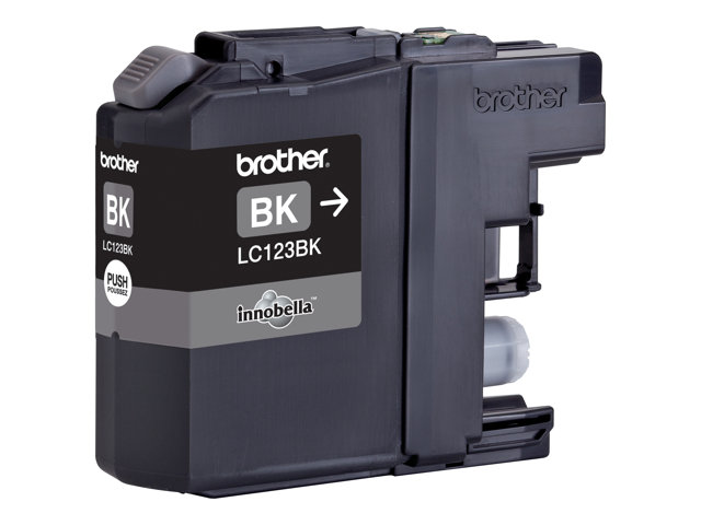 Brother LC123BK - Black - original - blister - ink cartridge - for Brother DCP-J100, J105, J132, J152, J552, J752, MFC-J245, J470, J650, J6520, J6720, J6920