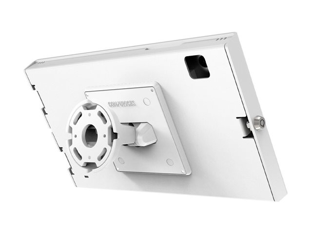 Compulocks Galaxy Tab A9+ Apex Enclosure Tilting Wall Mount - Mounting kit (enclosure) - exposed front/back camera and sensors, tilting - for tablet - lockable - white - screen size: 11\" - wall-mountable - for Samsung Galaxy Tab A9+