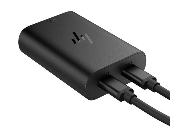 HP - USB-C power adapter - halogen-free, left connector - AC 115/230 V - 65 Watt - Europe