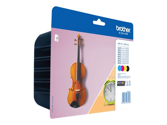 Brother LC127XL Value Pack - 4-pack - high capacity - black, yellow, cyan, magenta - original - blister - ink cartridge - for Brother DCP-J4110DW, MFC-J4410DW, MFC-J4510DW, MFC-J4610DW, MFC-J4710DW
