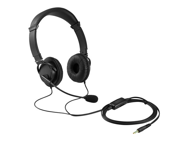 Kensington Stereo Headsets met mic en volume control 