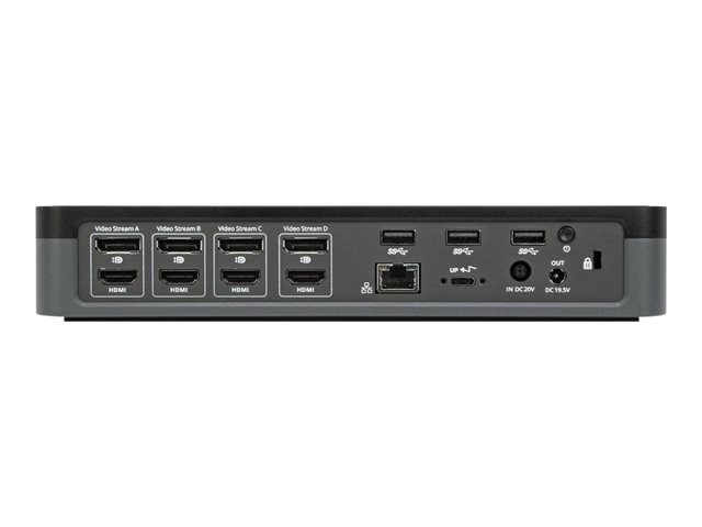 Targus Universal - Docking station - USB-C / Thunderbolt 3 - 4 x DP, 4 x HDMI - 1GbE - Europe