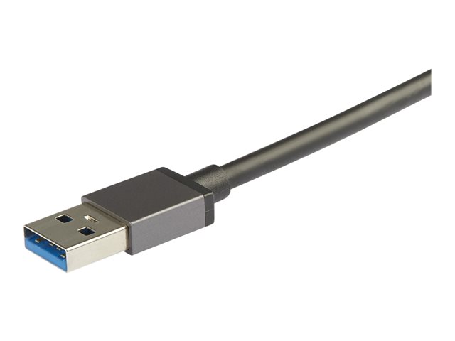 StarTech.com 2.5GbE USB A to Ethernet Adapter, NBASE-T NIC, USB 3.0 Type A 2.5 GbE /1 GbE Multi Speed Gigabit Network, USB 3.1 Laptop to RJ45/LAN, Lenovo X1 Carbon, HP EliteBook/ ZBook - Type-A to Ethernet (US2GA30) - Network adapter - USB 3.0 - 10M/100M/1G/2.5 Gigabit Ethernet x 1 - black, space grey