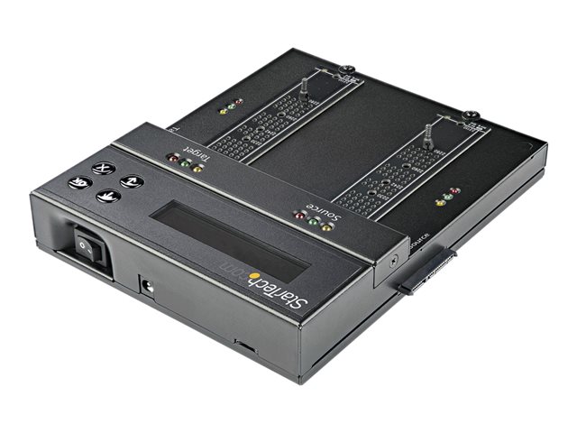 StarTech.com Standalone M.2 SATA & M.2 NVMe Duplicator and Eraser, HDD/SSD Cloner & Wiper for M.2 PCIe AHCI/NVMe, M.2 SATA, 2.5/3.5\" SATA Drives, External Hard Drive Eraser/Duplicator, TAA - Drive Sanitizer/Copier - Solid state / hard drive duplicator/eraser - 4 bays (SATA-600 / PCI Express (NVMe)) - TAA Compliant