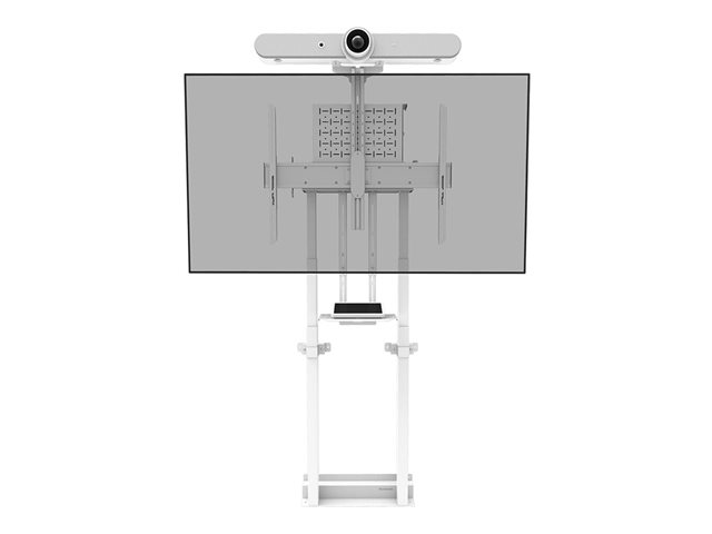 Neomounts AFL-875WH1 - Mounting kit (shelf, camera shelf, camera adapter shelf) - for camera / mediabox - steel - white - cart mountable - for Neomounts FL55-875WH1, WL55-875WH1