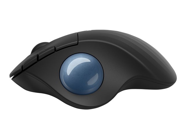 Logitech Ergo Series ERGO M575 - Trackball - optical - 5 buttons - wireless - Bluetooth 5.0 LE, 2.4 GHz - USB wireless receiver - graphite