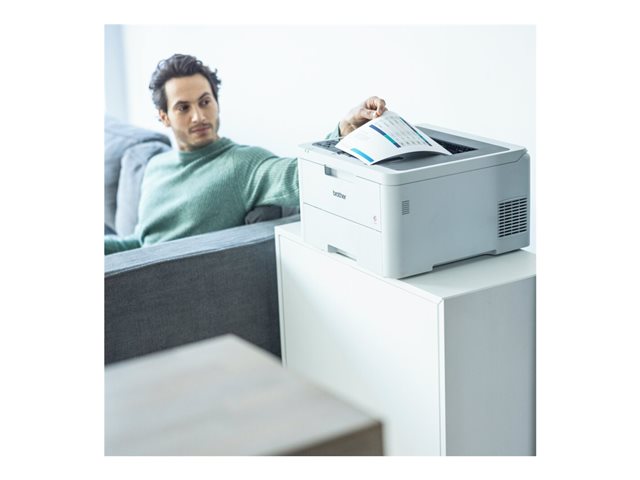 Brother HL-L3240CDW - Printer - colour - Duplex - LED - A4/Legal - 600 x 2400 dpi - up to 26 ppm (mono) / up to 26 ppm (colour) - capacity: 250 sheets - USB 2.0, Wi-Fi(n), Gigabit LAN