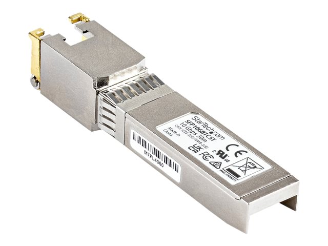 StarTech.com Cisco SFP-10GB-TC Compatible SFP+ Module, 10GBASE-T, SFP to RJ45 Cat6/Cat5e, 10GE Gigabit Ethernet SFP+, RJ-45 (Copper) 30m, Cisco Firepower, ASR1000, ASR9000, 10Gbps SFP+ - Lifetime Warranty (SFP10GBTCST) - SFP+ transceiver module - 10GbE - 10GBase-T - RJ-45 - up to 30 m