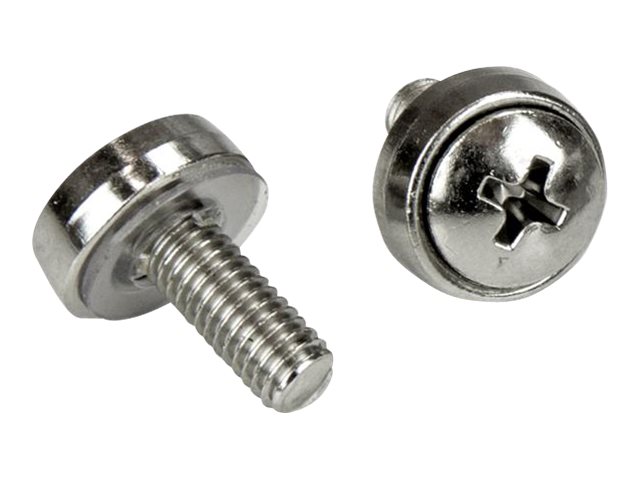 StarTech.com M5 Mounting Screws and Cage Nuts for Server Rack Cabinet - Pack of 100 Server Rack Screws (CABSCREWM52) - Rack screws and nuts (pack of 100) - for P/N: RACK-18U-20-WALL-OA, RACK-21U-20-WALL-OA, RACK-24U-20-WALL-OA, SHELF-2U-20-CENTER-V