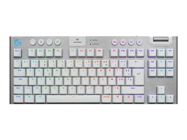 G915 X LIGHTSPEED TKL WRLS G KB-WHITE-FR