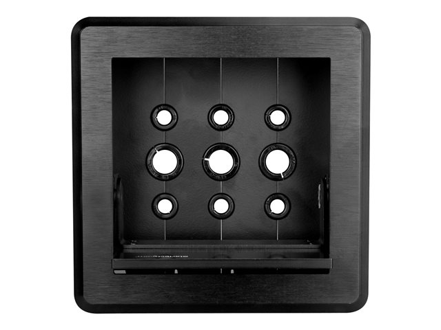 StarTech.com Conference Table Cable Management Box - Table Top - Conference Room AV - Conference Table Connectivity Box (BOX4CABLE) - Cable management box - black