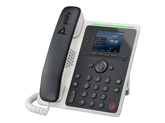 Poly Edge E100 IP Phone and PoE-enabled - Replaces Poly SKU 2200-86980-025